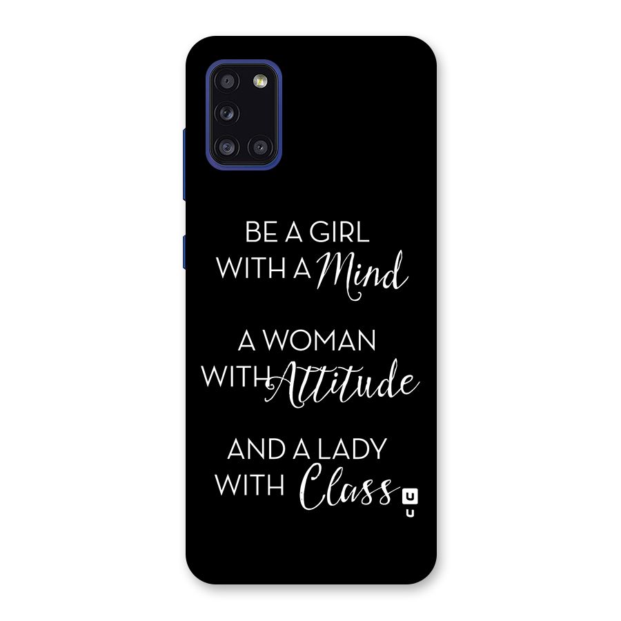 The-Mindset Back Case for Galaxy A31