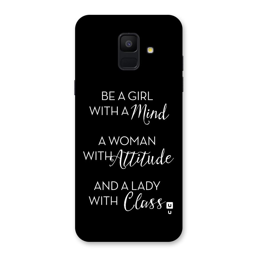 The-Mindset Back Case for Galaxy A6 (2018)