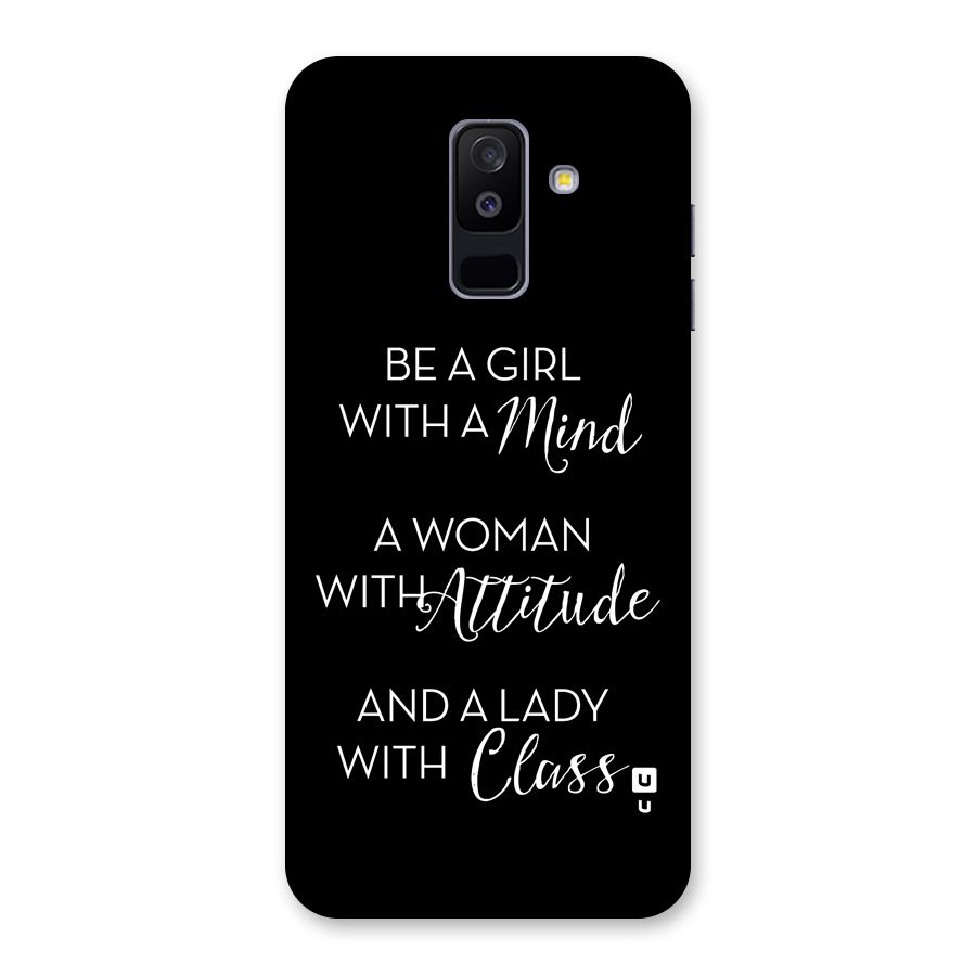 The-Mindset Back Case for Galaxy A6 Plus