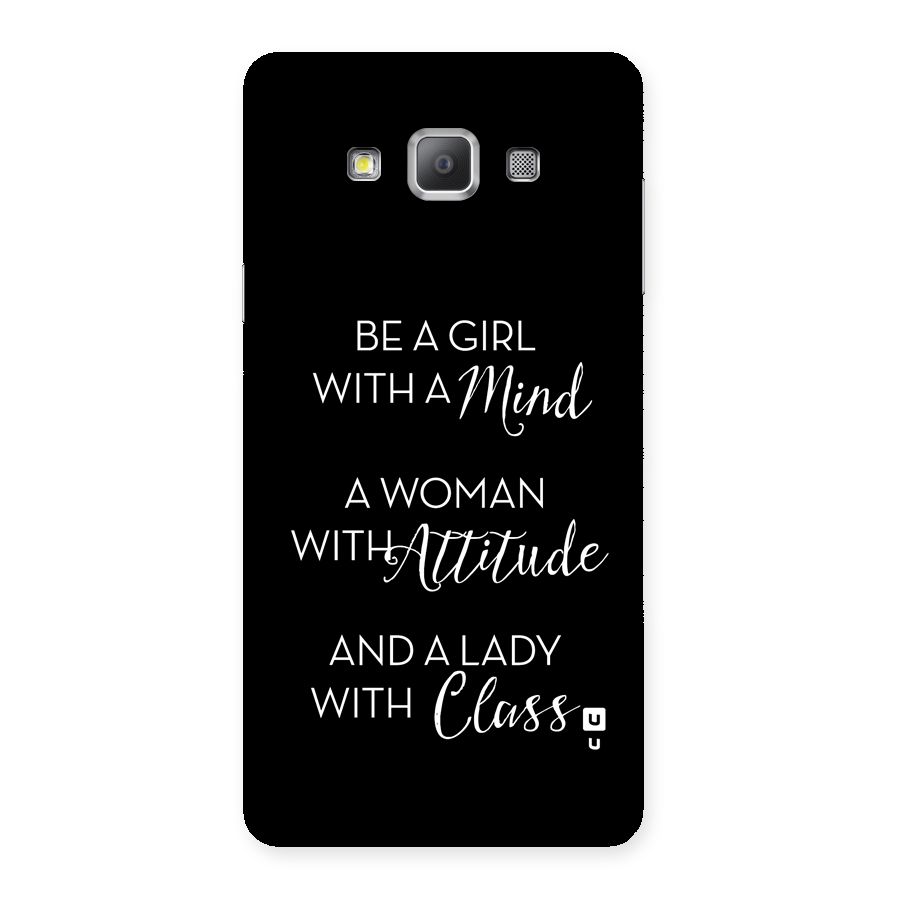 The-Mindset Back Case for Galaxy A7