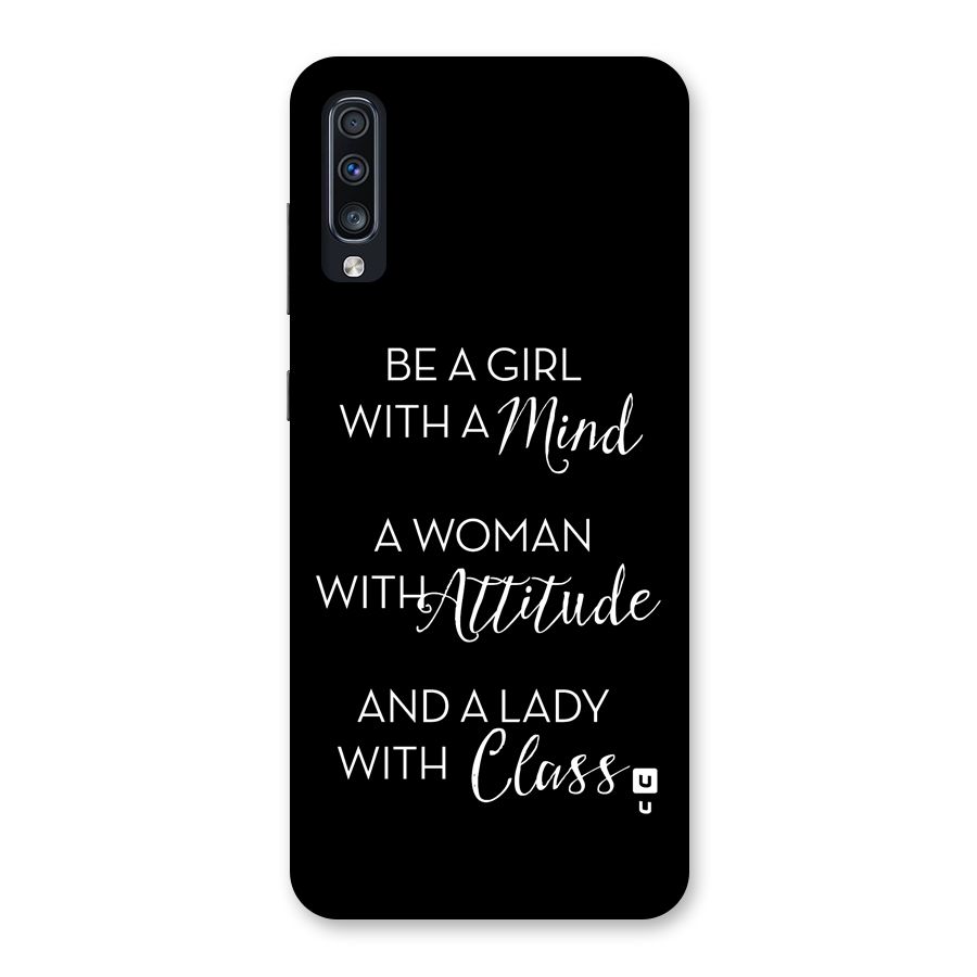 The-Mindset Back Case for Galaxy A70