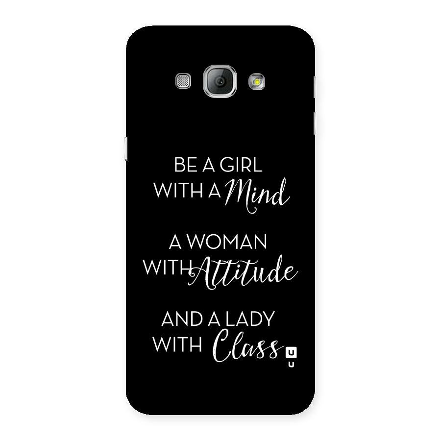 The-Mindset Back Case for Galaxy A8