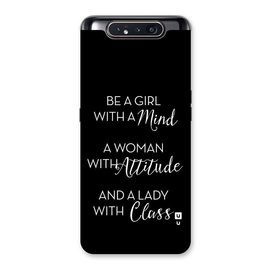 The-Mindset Back Case for Galaxy A80