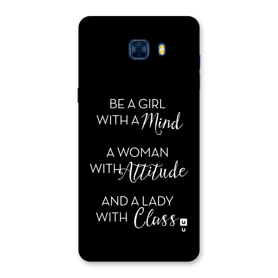 The-Mindset Back Case for Galaxy C7 Pro