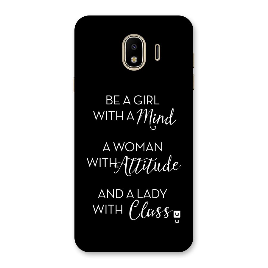 The-Mindset Back Case for Galaxy J4