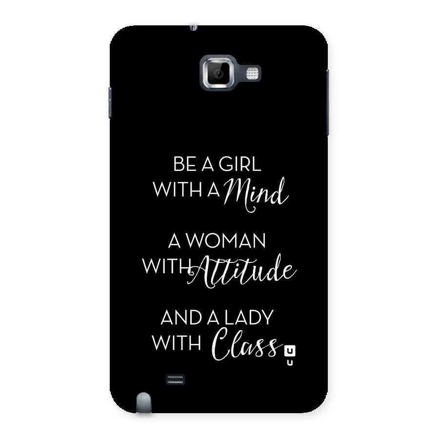 The-Mindset Back Case for Galaxy Note