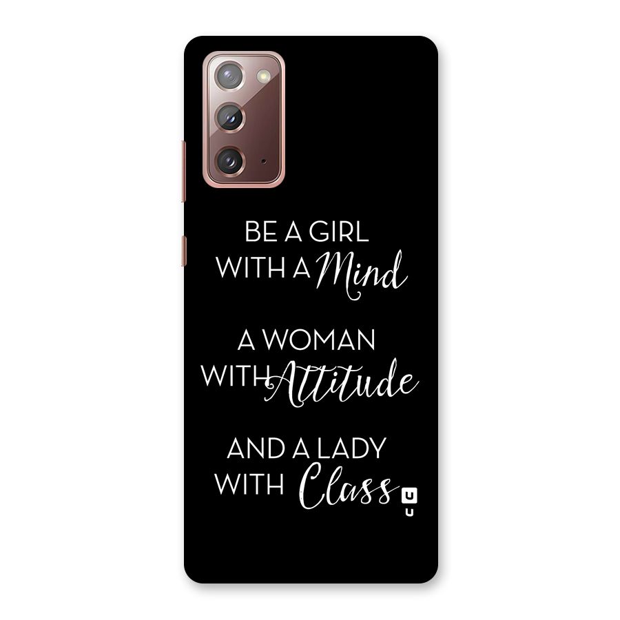 The-Mindset Back Case for Galaxy Note 20