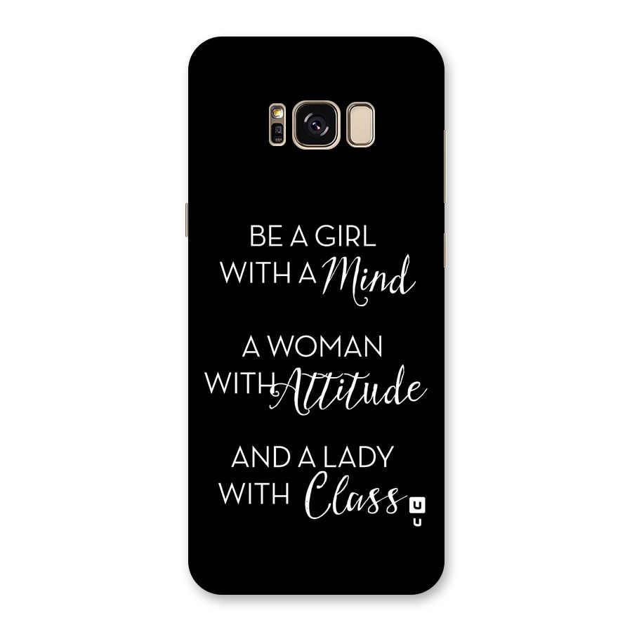 The-Mindset Back Case for Galaxy S8 Plus