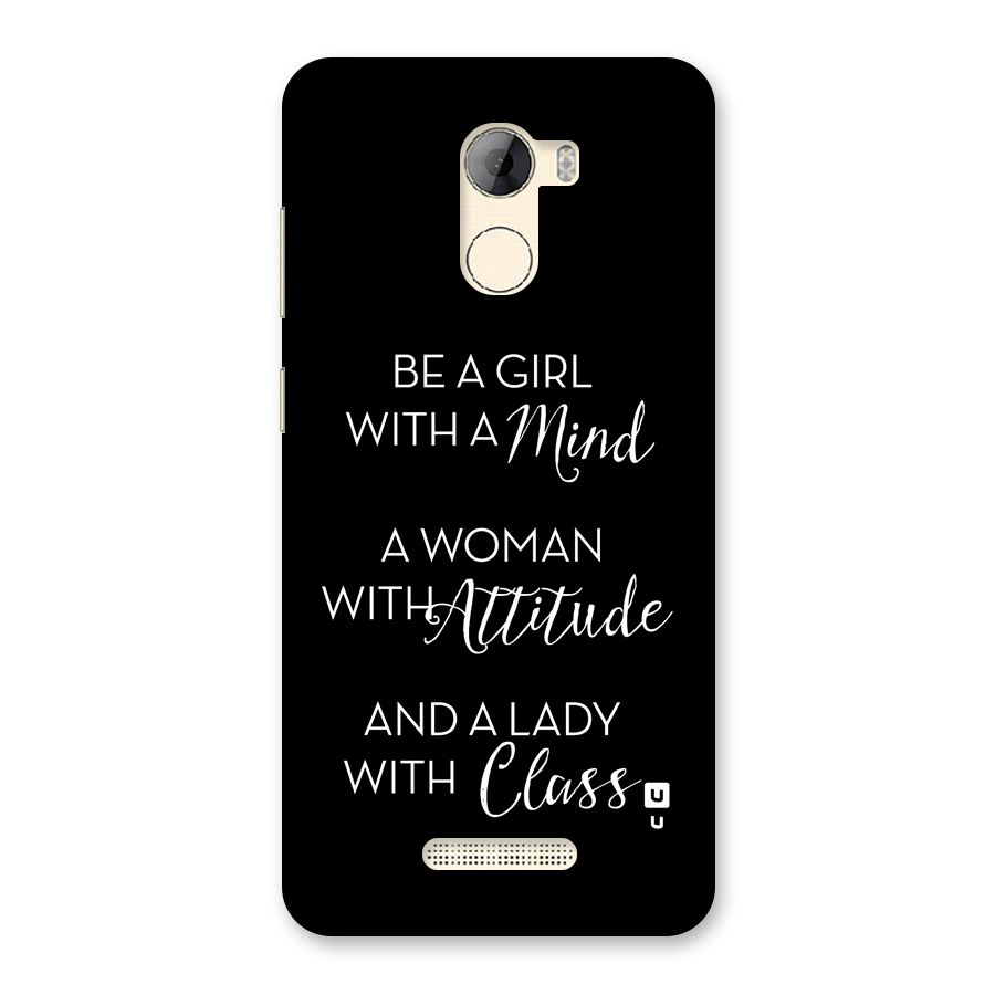 The-Mindset Back Case for Gionee A1 LIte