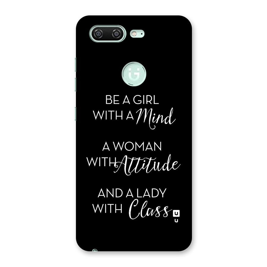 The-Mindset Back Case for Gionee S10