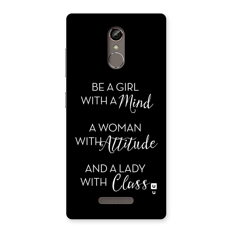 The-Mindset Back Case for Gionee S6s