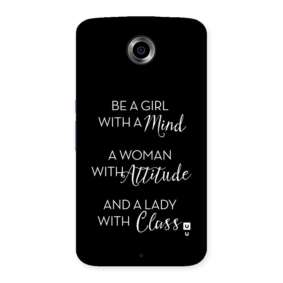 The-Mindset Back Case for Google Nexus 6