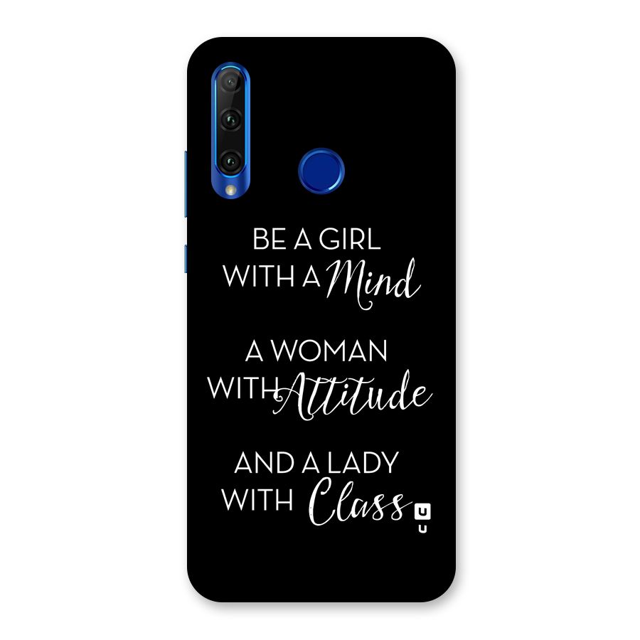 The-Mindset Back Case for Honor 20i