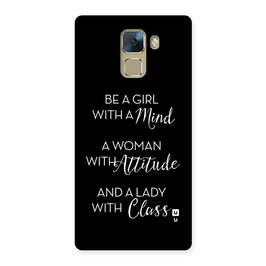 The-Mindset Back Case for Honor 7