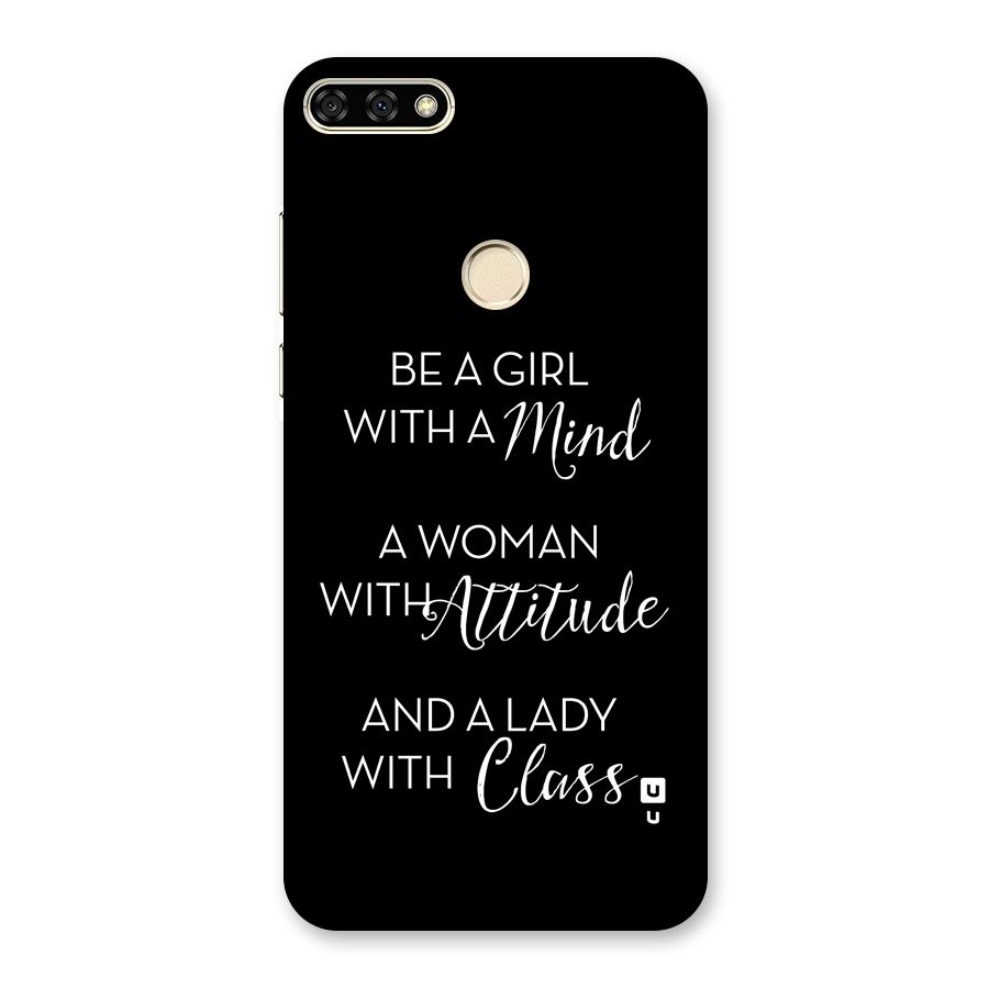 The-Mindset Back Case for Honor 7A