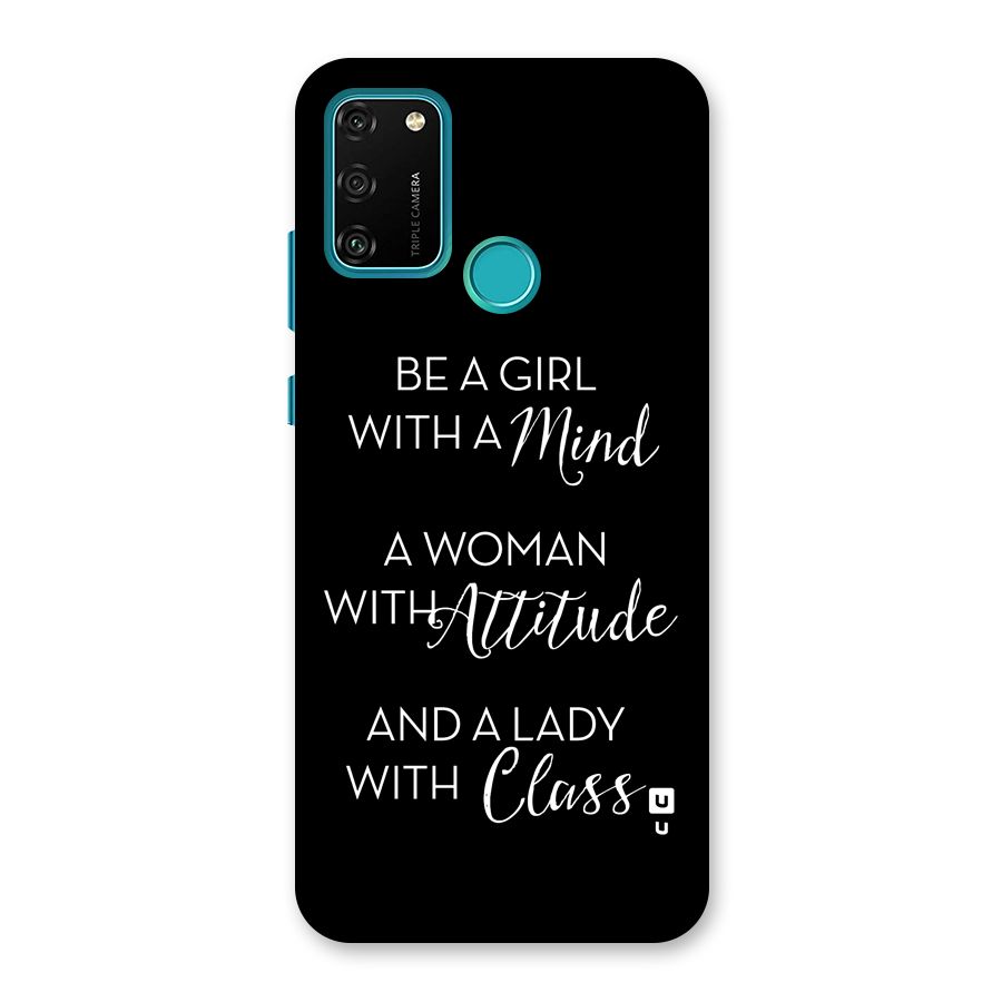 The-Mindset Back Case for Honor 9A