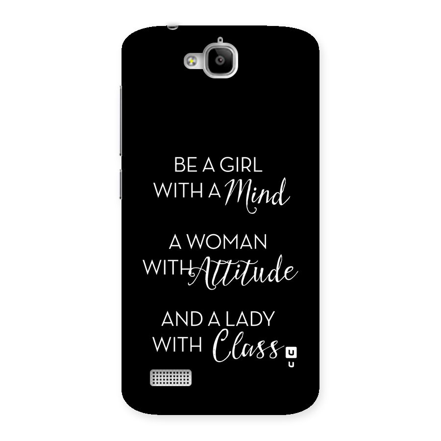 The-Mindset Back Case for Honor Holly