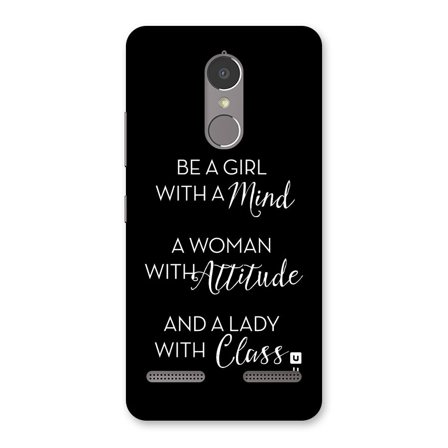 The-Mindset Back Case for Lenovo K6