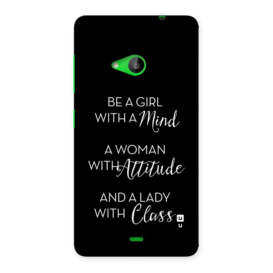 The-Mindset Back Case for Lumia 535