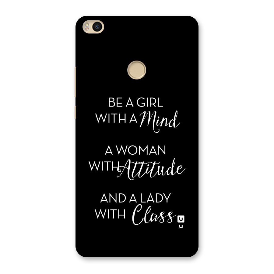 The-Mindset Back Case for Mi Max 2
