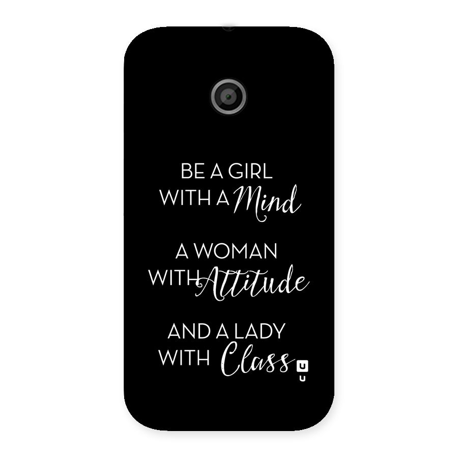 The-Mindset Back Case for Moto E