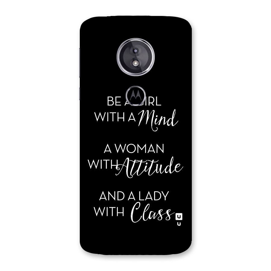 The-Mindset Back Case for Moto E5