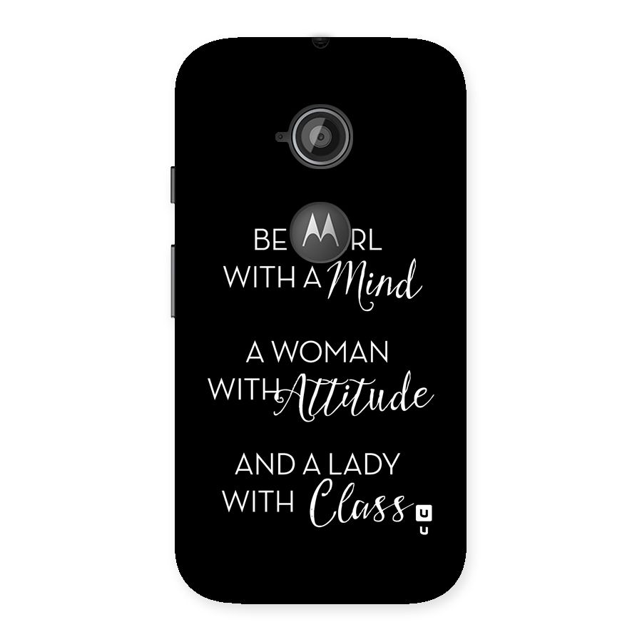 The-Mindset Back Case for Moto E 2nd Gen