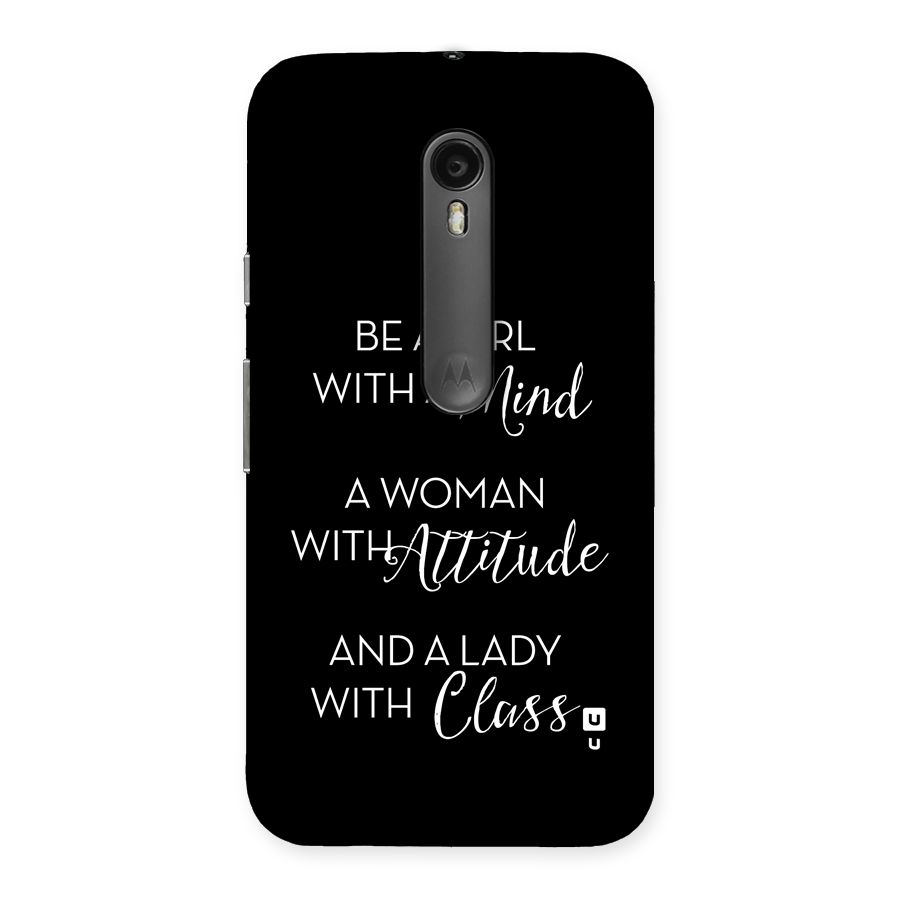 The-Mindset Back Case for Moto G3