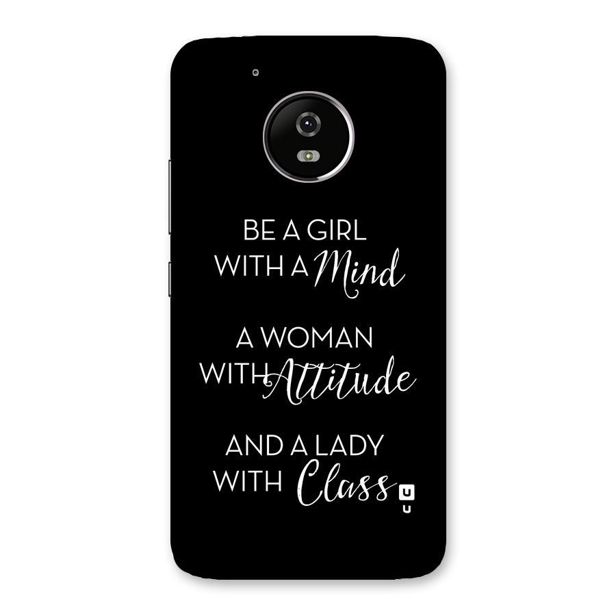 The-Mindset Back Case for Moto G5