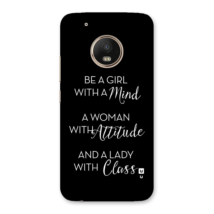 The-Mindset Back Case for Moto G5 Plus