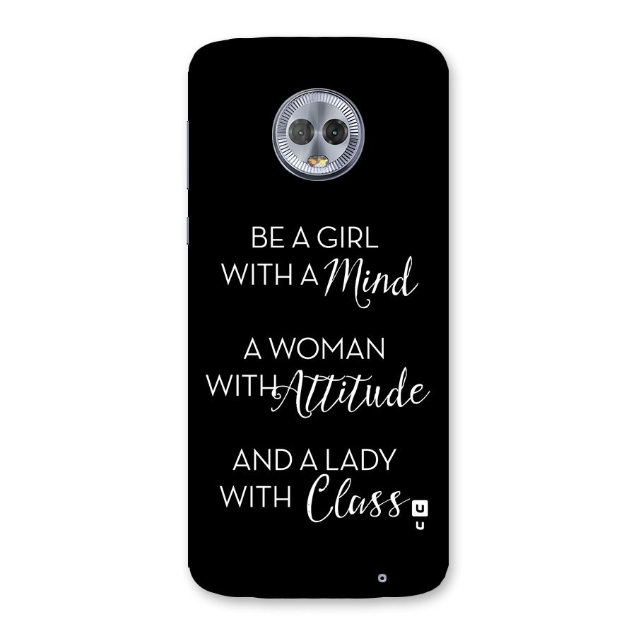 The-Mindset Back Case for Moto G6 Plus