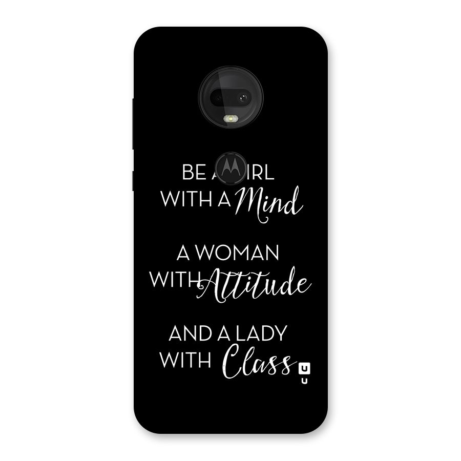 The-Mindset Back Case for Moto G7