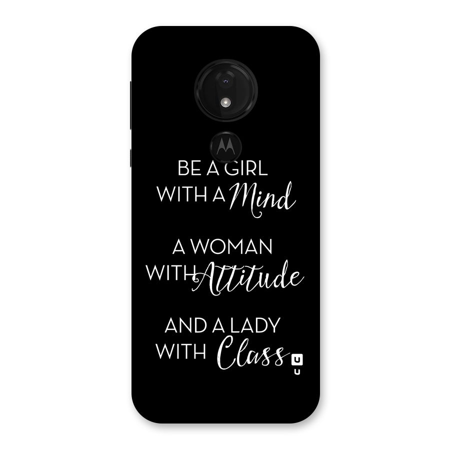 The-Mindset Back Case for Moto G7 Power