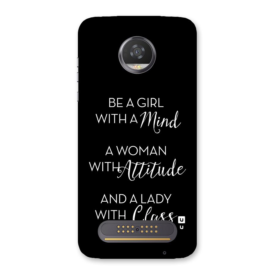 The-Mindset Back Case for Moto Z2 Play