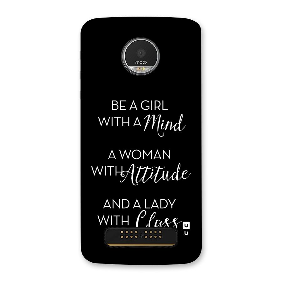 The-Mindset Back Case for Moto Z Play