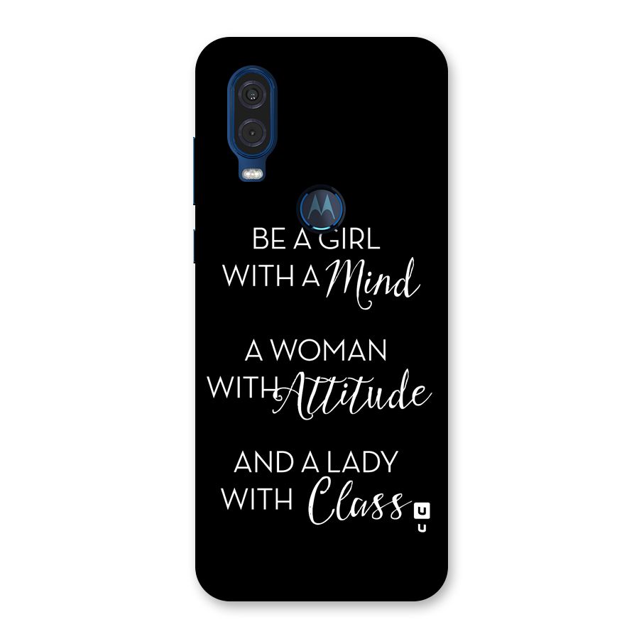 The-Mindset Back Case for Motorola One Vision