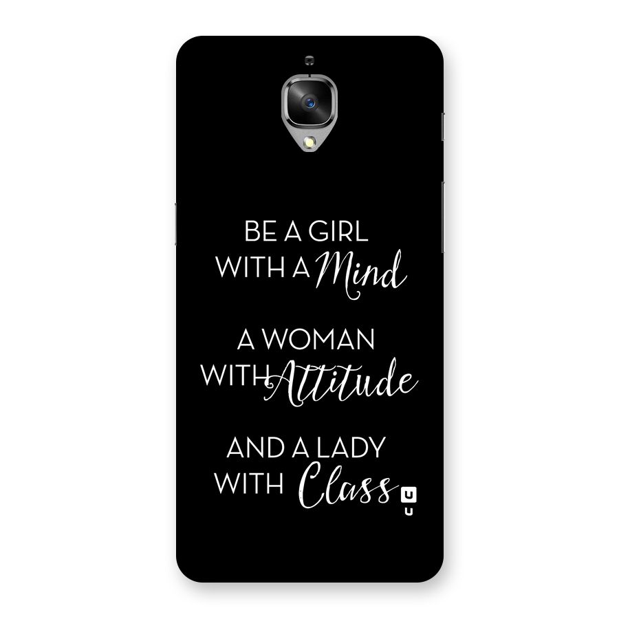 The-Mindset Back Case for OnePlus 3
