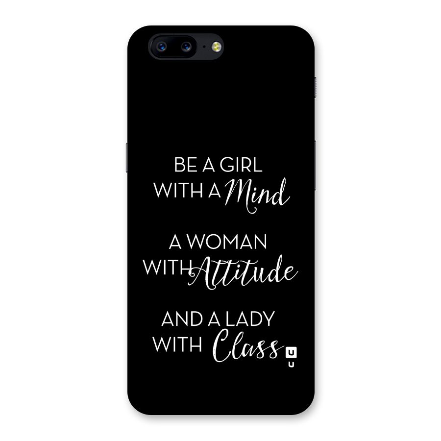 The-Mindset Back Case for OnePlus 5