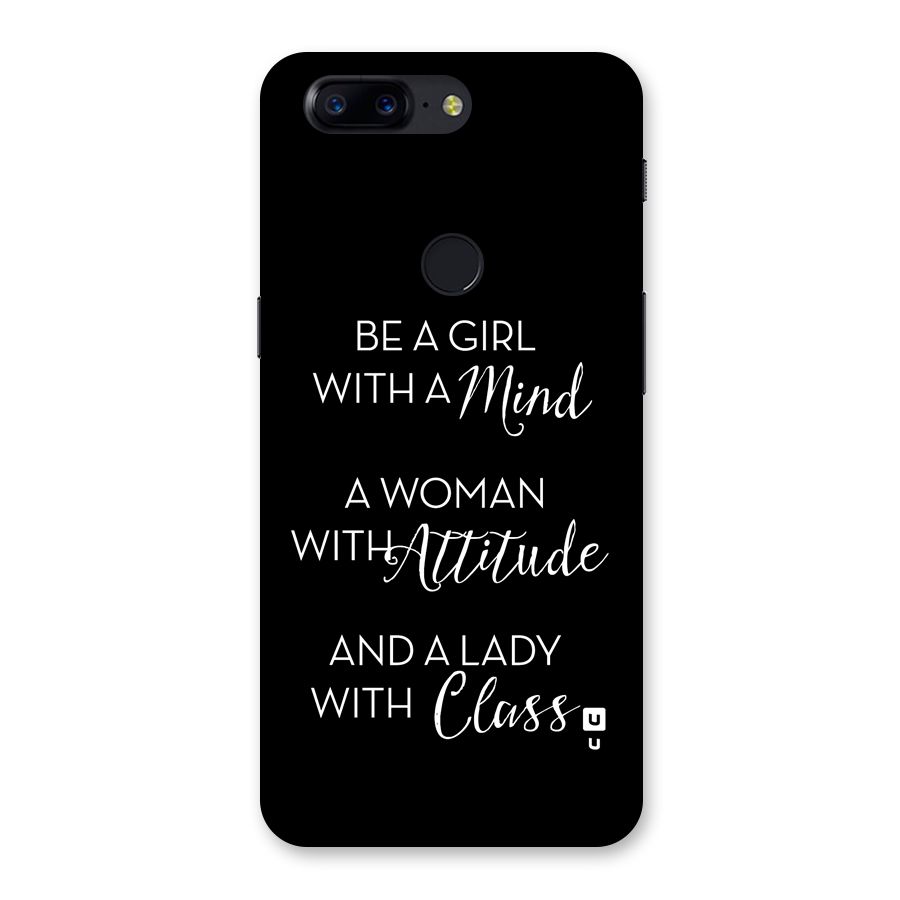 The-Mindset Back Case for OnePlus 5T