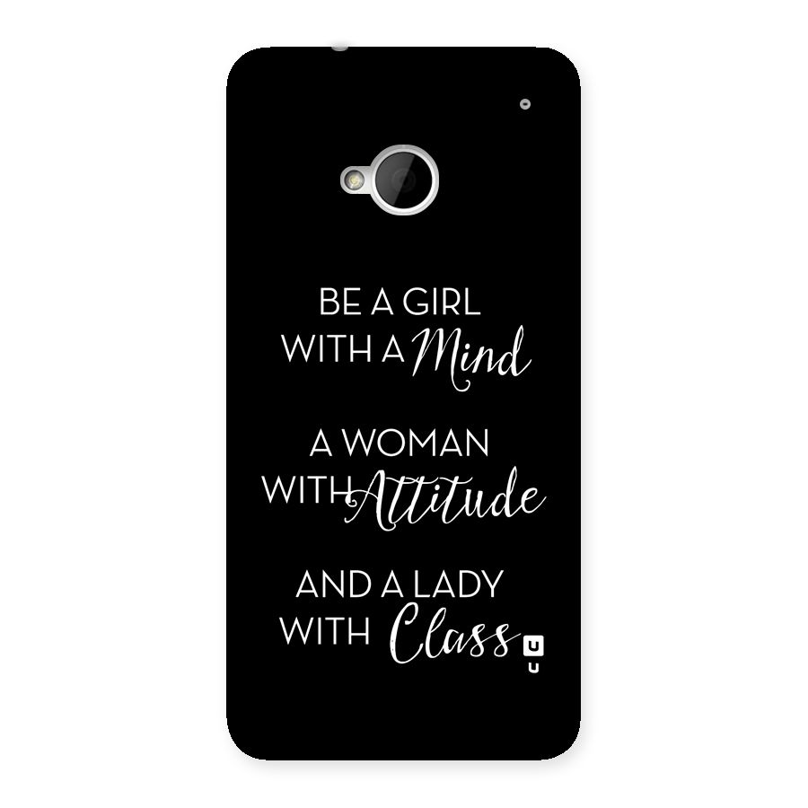 The-Mindset Back Case for One M7 (Single Sim)