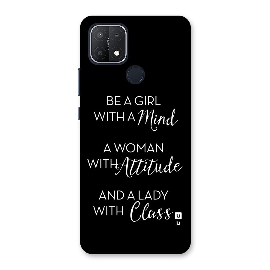 The-Mindset Back Case for Oppo A15
