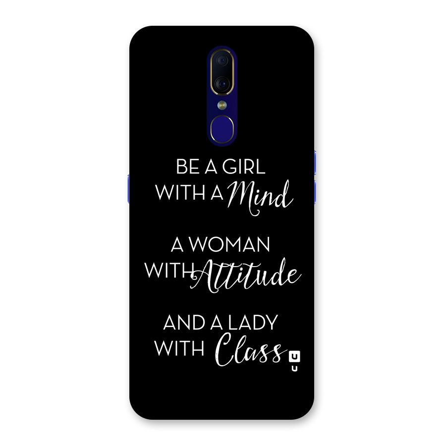 The-Mindset Back Case for Oppo F11