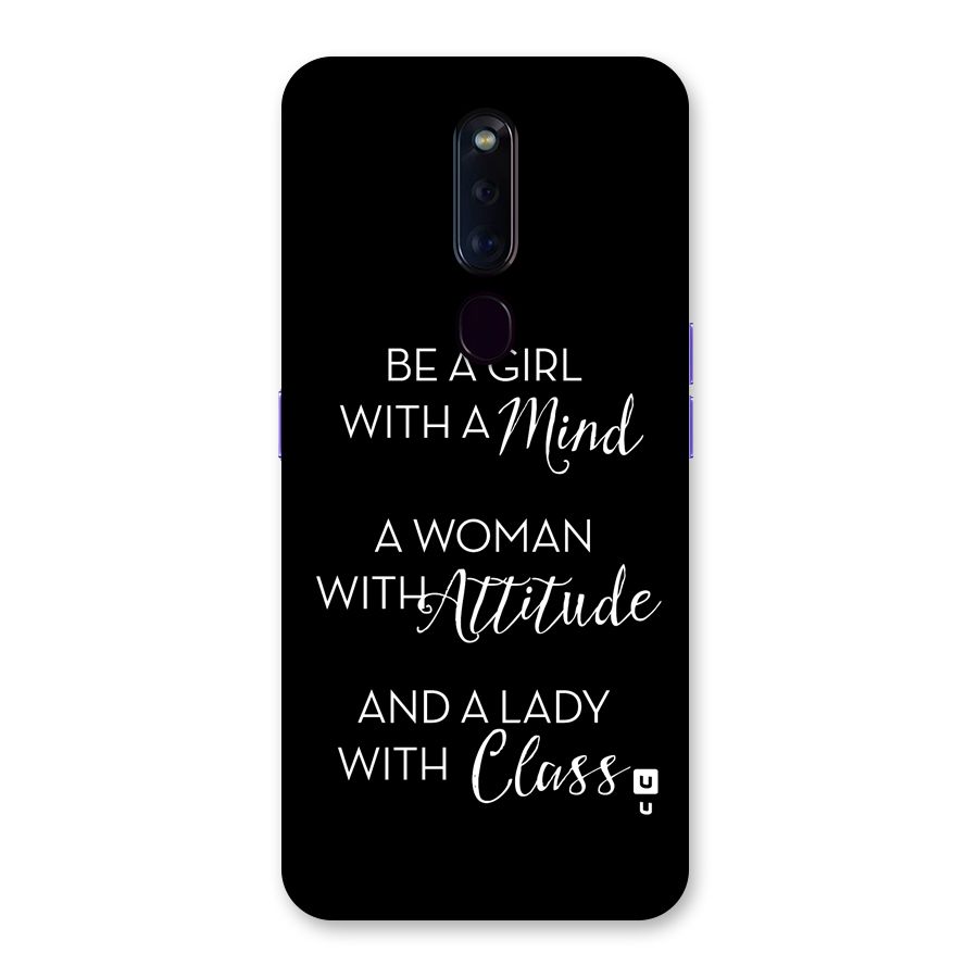 The-Mindset Back Case for Oppo F11 Pro