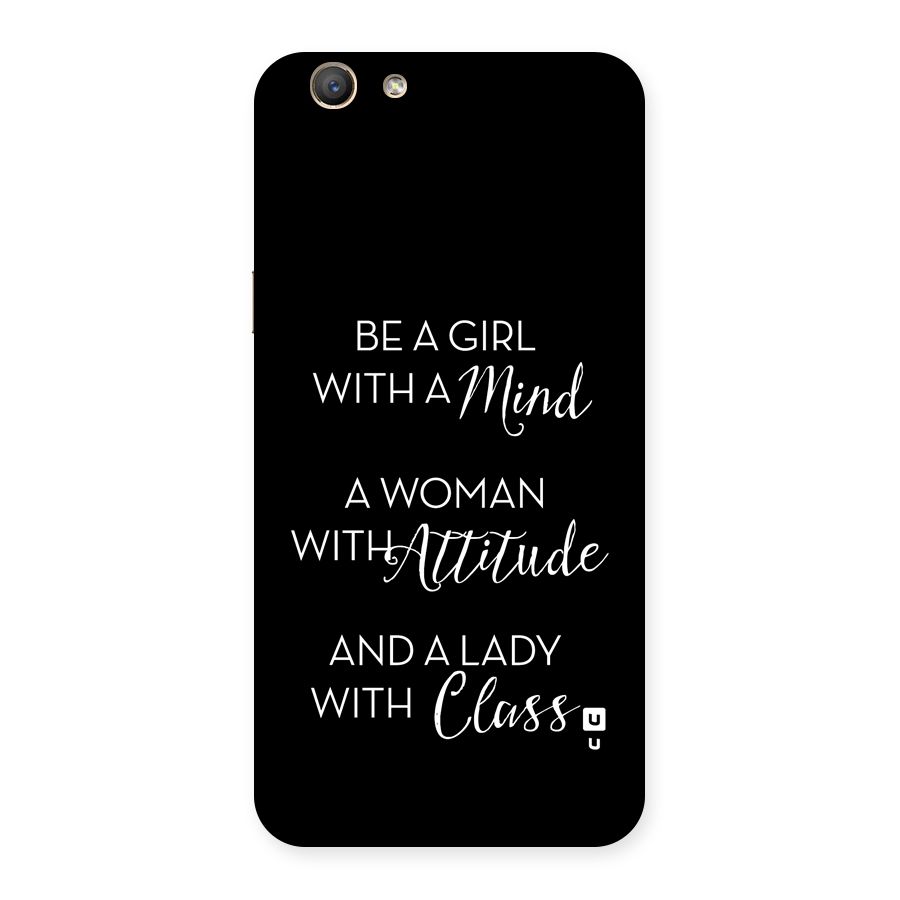 The-Mindset Back Case for Oppo F1s