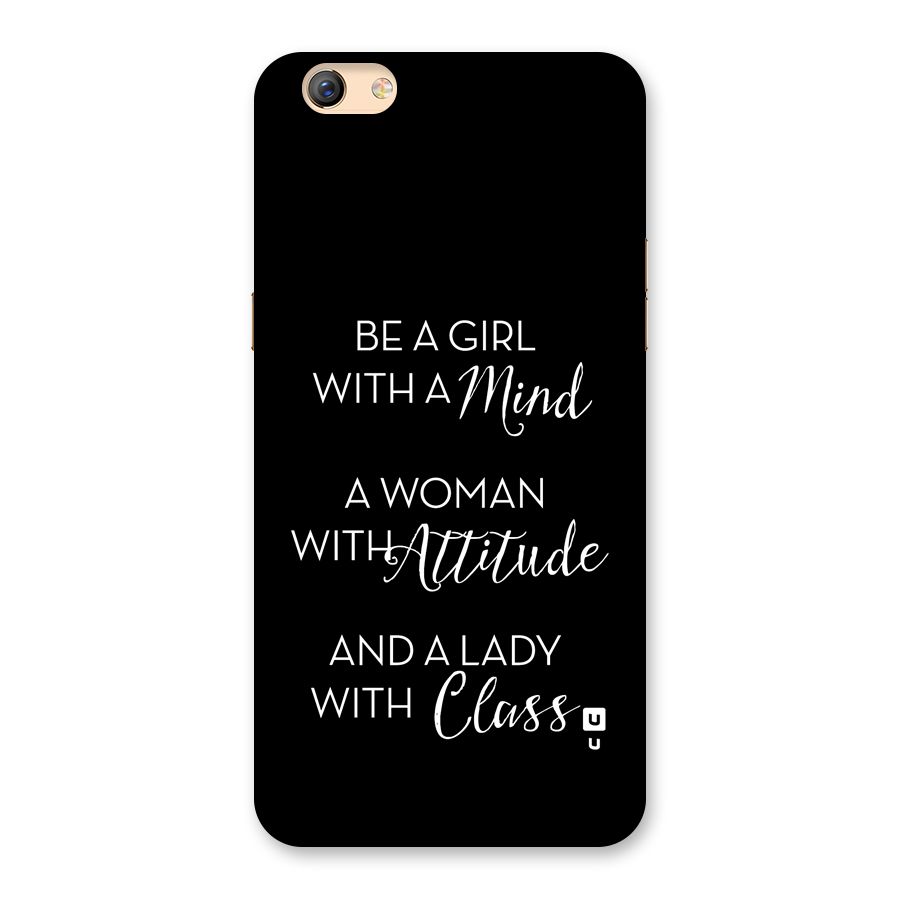 The-Mindset Back Case for Oppo F3 Plus