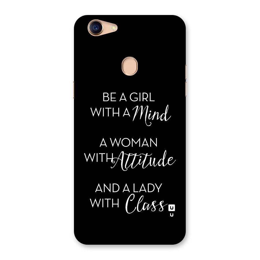 The-Mindset Back Case for Oppo F5