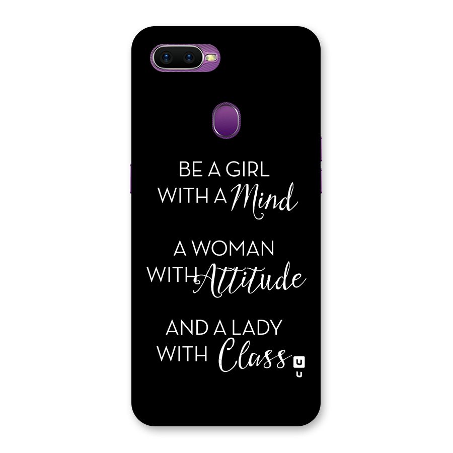 The-Mindset Back Case for Oppo F9