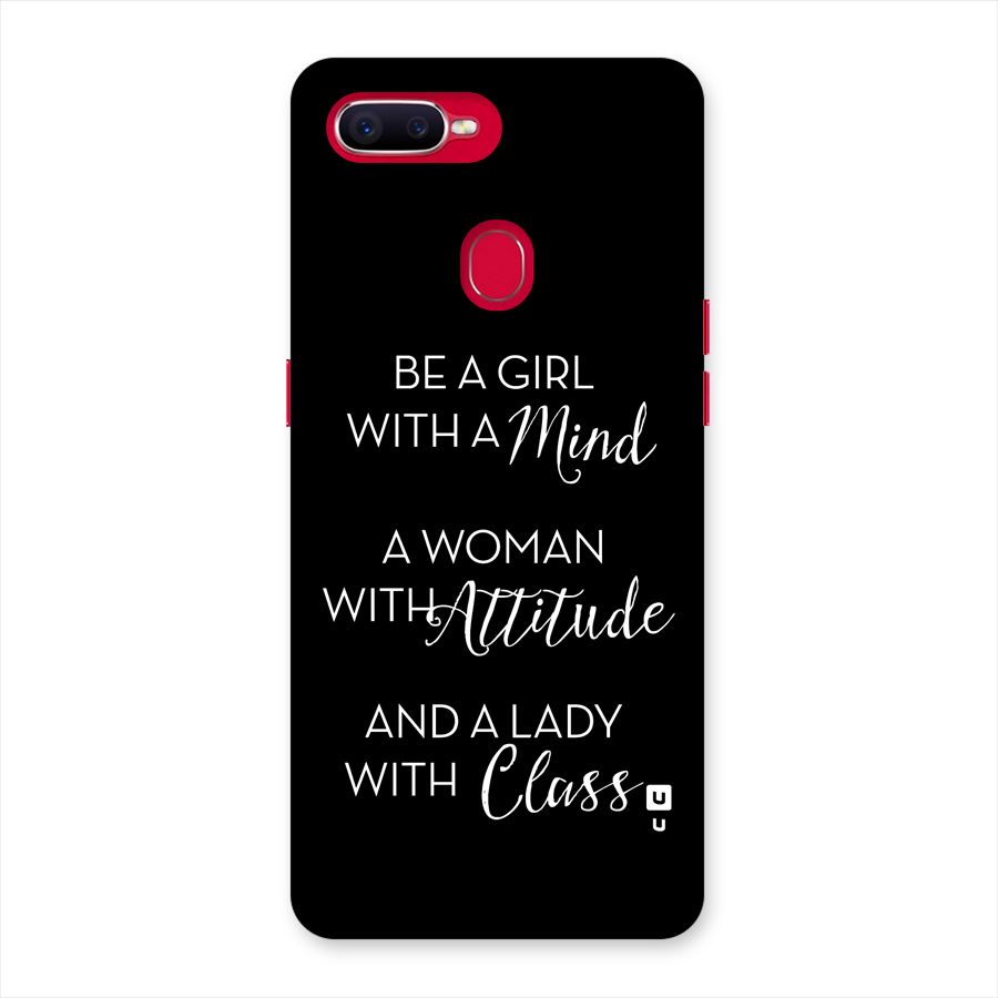 The-Mindset Back Case for Oppo F9 Pro