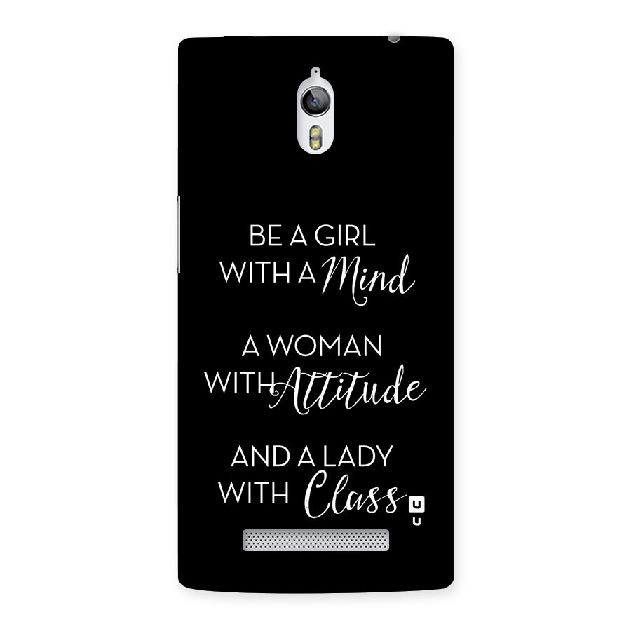 The-Mindset Back Case for Oppo Find 7