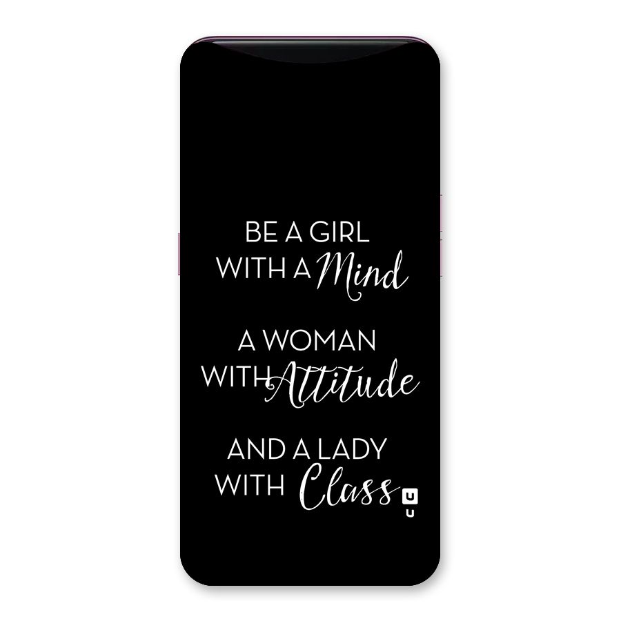 The-Mindset Back Case for Oppo Find X